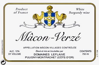 2018 Domaines Leflaive Macon-Verze